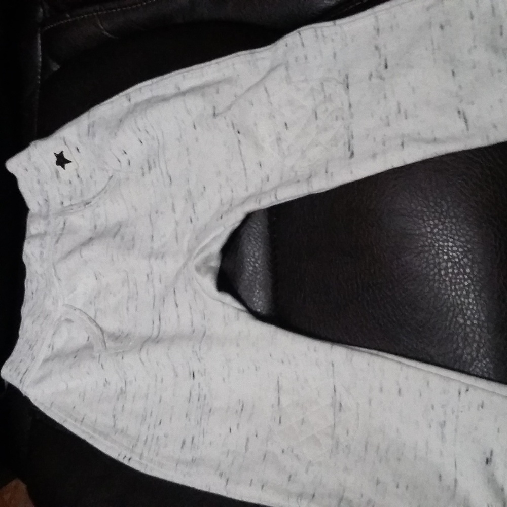 H&M Gray and White Jogger